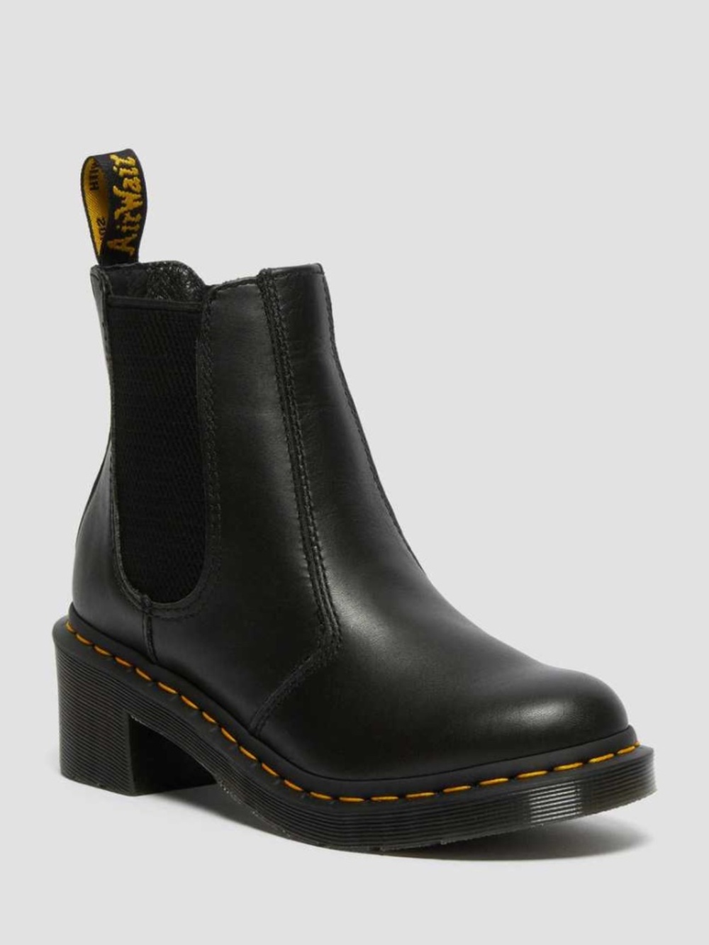 DR MARTENS // Cadence Greasy Heeled Chelsea Boots